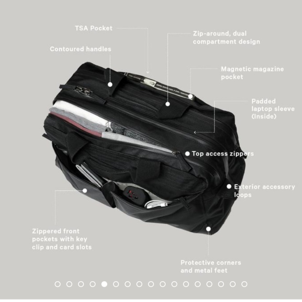 NEW Unisex Pakt One black bag - Picture 2 of 12